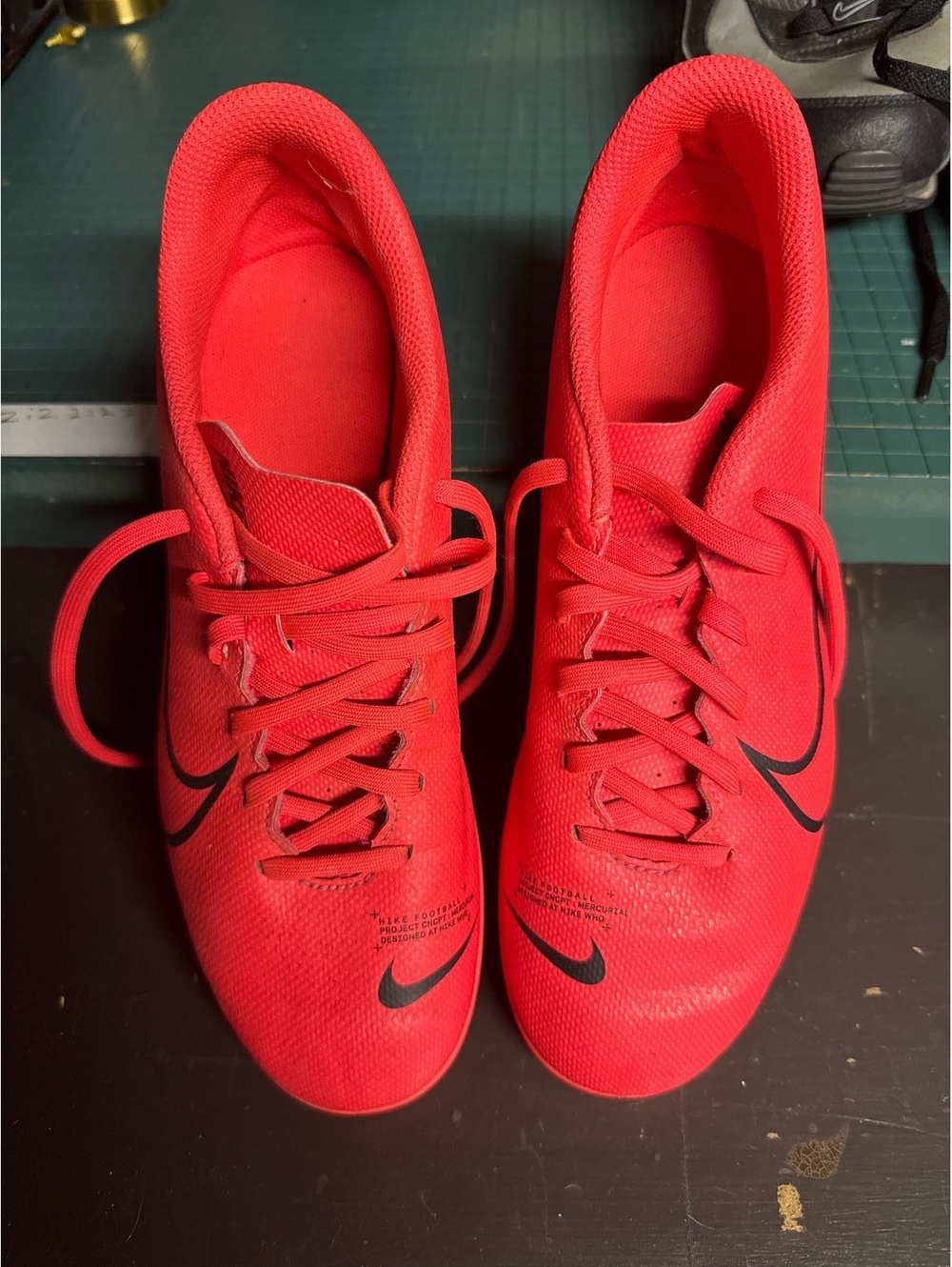 Nike Orange Soccer Cleats, Excellent, Used Twice, Excellent Condition
